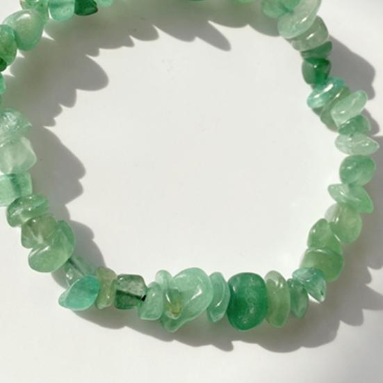 Irregular Shape Stone Bracelet All-match Natural Elastic Rope Women Bracelet Hand Decor