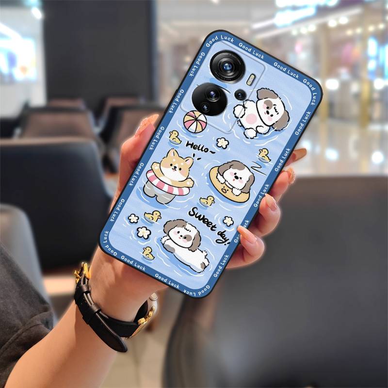 TPU Cartoon Phone Case For ZTE Axon40 Pro/A2023 Protective Full Wrap Anti-dust Shockproof Anti-knock Durable Cute Cover