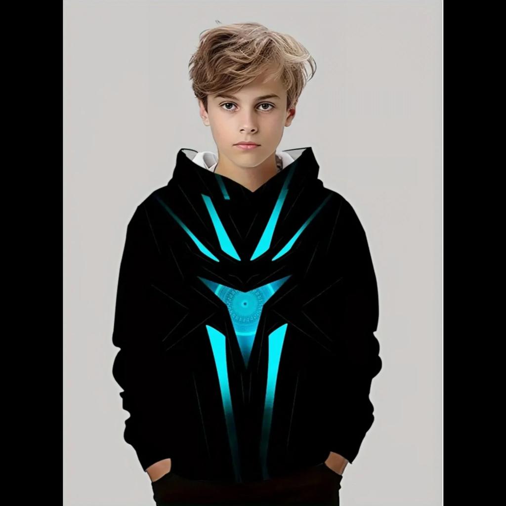 Fashion Hoodie Beautiful Scenery 3D Print Autumn Casual Pullover Long-Sleeve Hoodie Outdoor Sports Boy Girls Children's Clothing