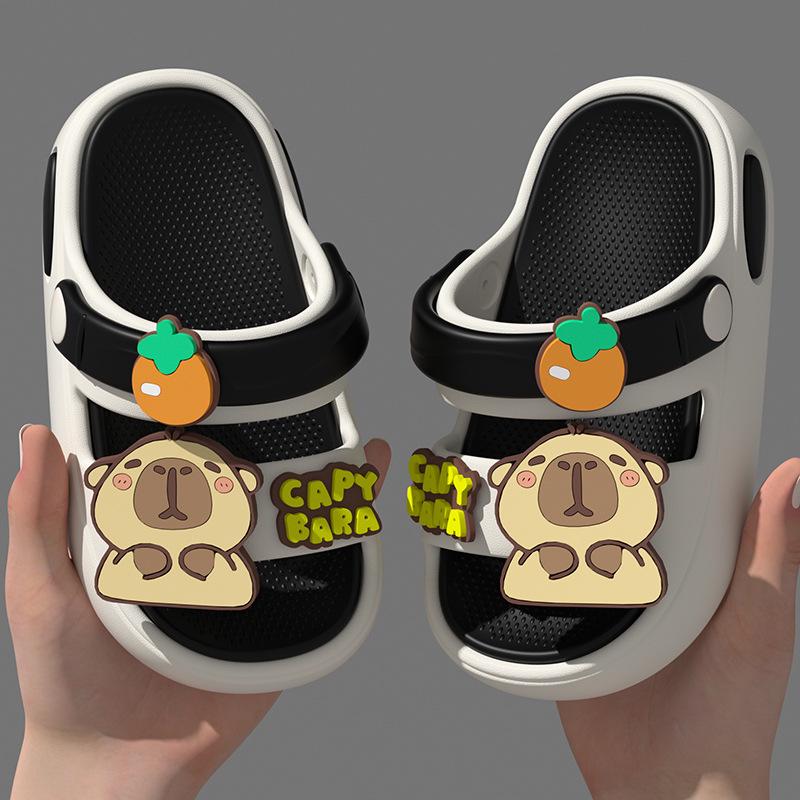 EVA Capybara Non-Slip Soft Sole Cartoon Sandals for Infant and Toddler Boys & Girls