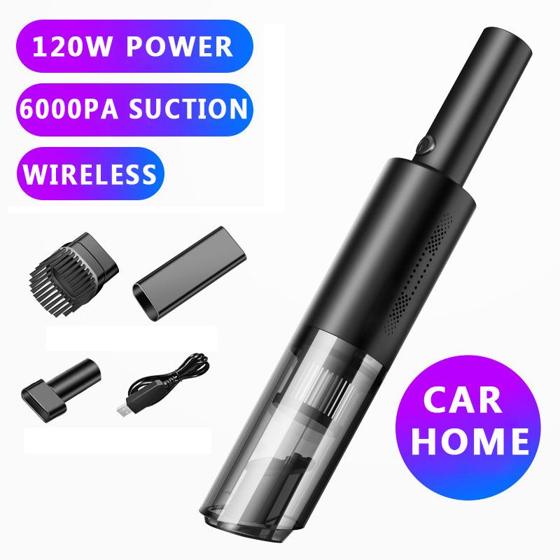Wireless White Wireless car Vacuum Cleaner Portable with Handheld Vacuum Cleaner car Household Dual-use 120W6000pa Strong Suction Mini Cleaner Wireless White Wireless car Vacuum Cleaner Portable with Handheld Vacuum Cleaner car Household Dual-use 120W6000pa Strong Suction Mini Cleaner