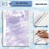 Refill Snap Binder Style: 60 A5 Lined Loose-Leaf Sheets, Thickened Paper, B5 Single Book, OPP Bag Packaging