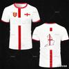 Anglia Koszulka Piłkarska Męskie Koszulki Sportowe Maillot Football Luźne Szybkoschnące Top Unisex Codzienne Koszulki Top Y2k Męskie Prezenty