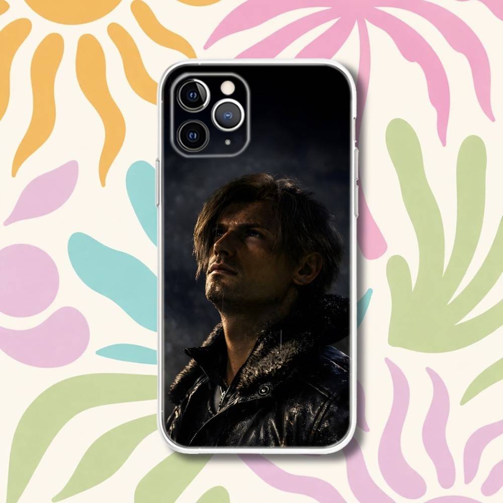 L-Leon R-Resident RE9 Evil 9 Phone Case For iPhone 17,16,15,11,12,14,13 Pro Max Plus Mini X,XS,XR,7,16E Transparent Cover Fundas