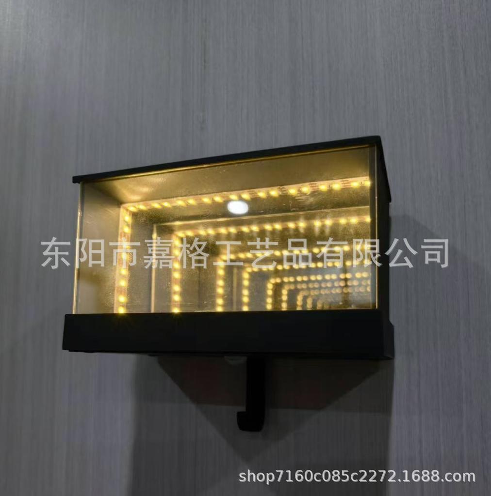 New LED Deep Mirror Garage Key Hanger