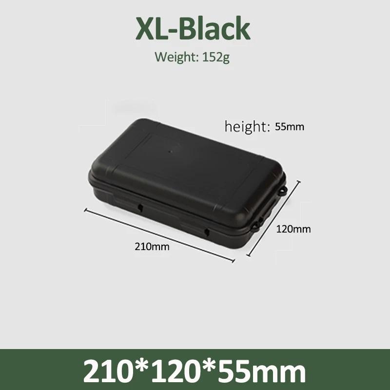 EDC-Werkzeugkasten, Outdoor-Camping-Überlebensset, stoßfester, wasserdichter Koffer, versiegelte Box, Aufbewahrungsbox für Outdoor-Überlebenssets, Angeltasche