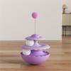 New Cat Wobbler Spinning Toy for Entertainment, Self-amusing Interactive Cat Teaser, Kitten Puzzle Ball Pet Supplies