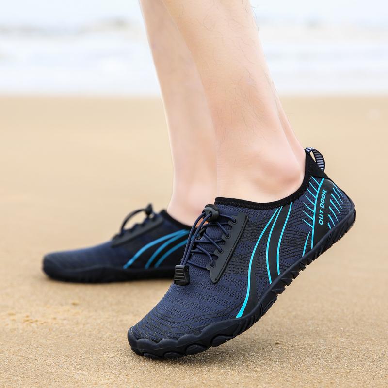 Unisex Übergröße Wassersportschuhe Atmungsaktive Mesh Watschuhe Strandschuhe