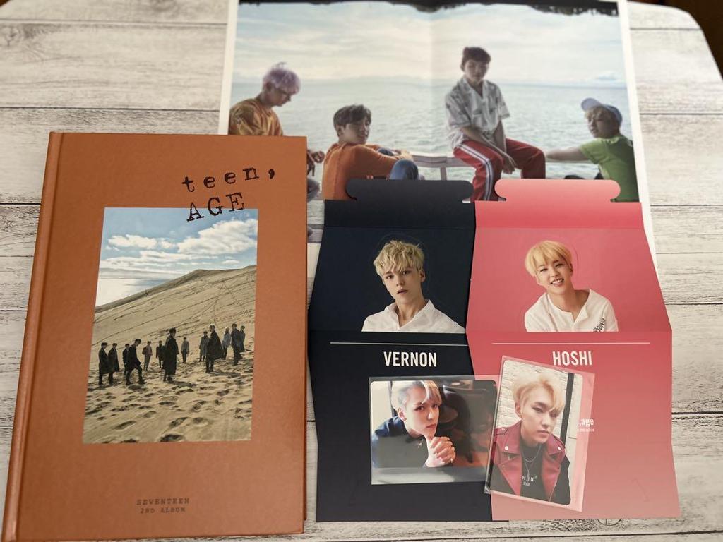 [USED] Seventeen Seventeen Album Teenage Hoshi Vernon Trading Card Included