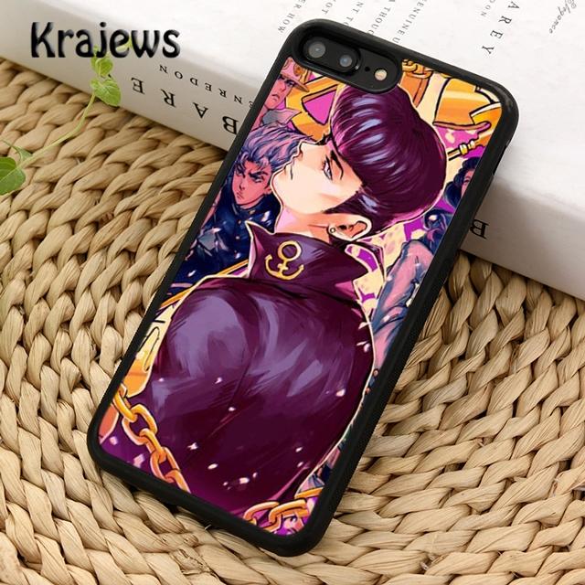 Krajews Anime JoJo S Bizarre Adventure Phone Case Cover For iPhone 16 15 14 Plus XR XS 11 12 Mini 13 Pro Max Fundas