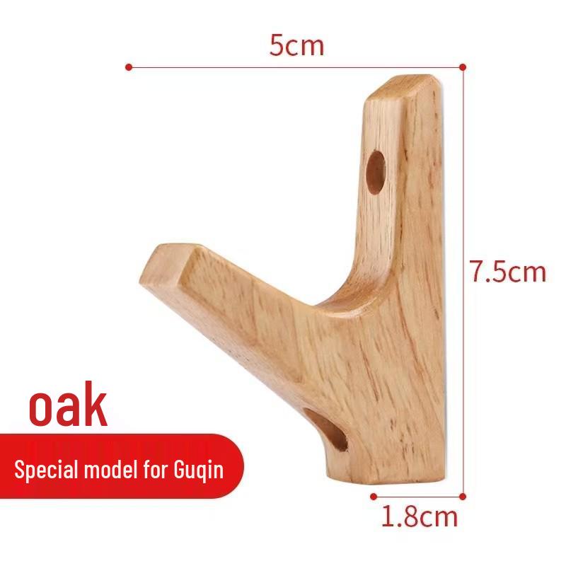 Massivholz Guqin Wandhalterständer & Haken für Zubehör