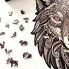 Wooden Puzzle Wandering Wolf XXL | Puzzle Gift For Adults 470