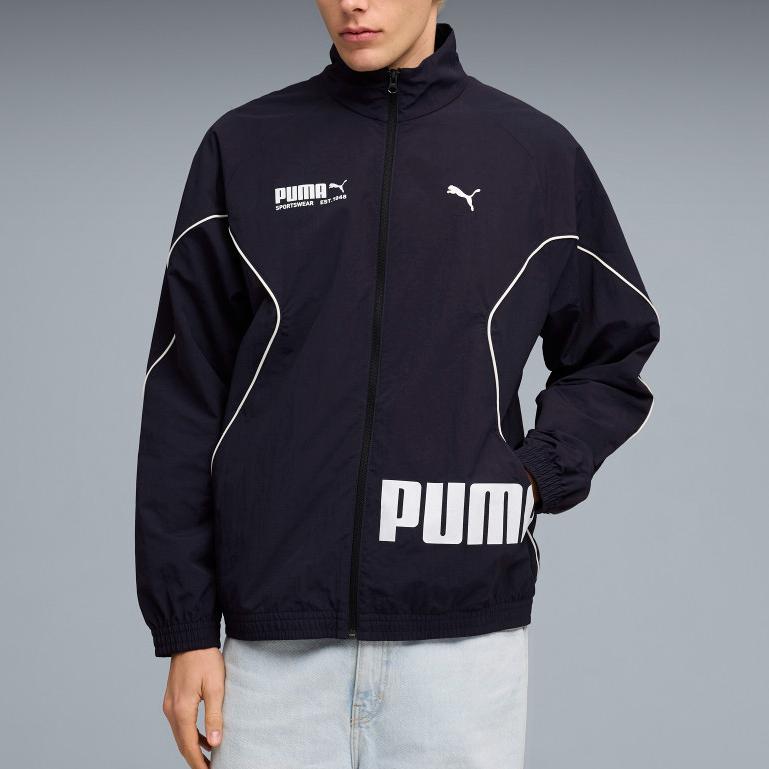 Puma Woven Sport Relaxed Color Block Jacket Men jackets 694202-16