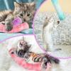 Plush Gradient Pillow Toy Cat Biting Cat Teaser Teeth Grinding Rod Catnip Soft Bite Resistant Bolster Pet Companion Toy Supplies