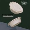 Degradable Corn Starch Disposable Round Meal Boxes