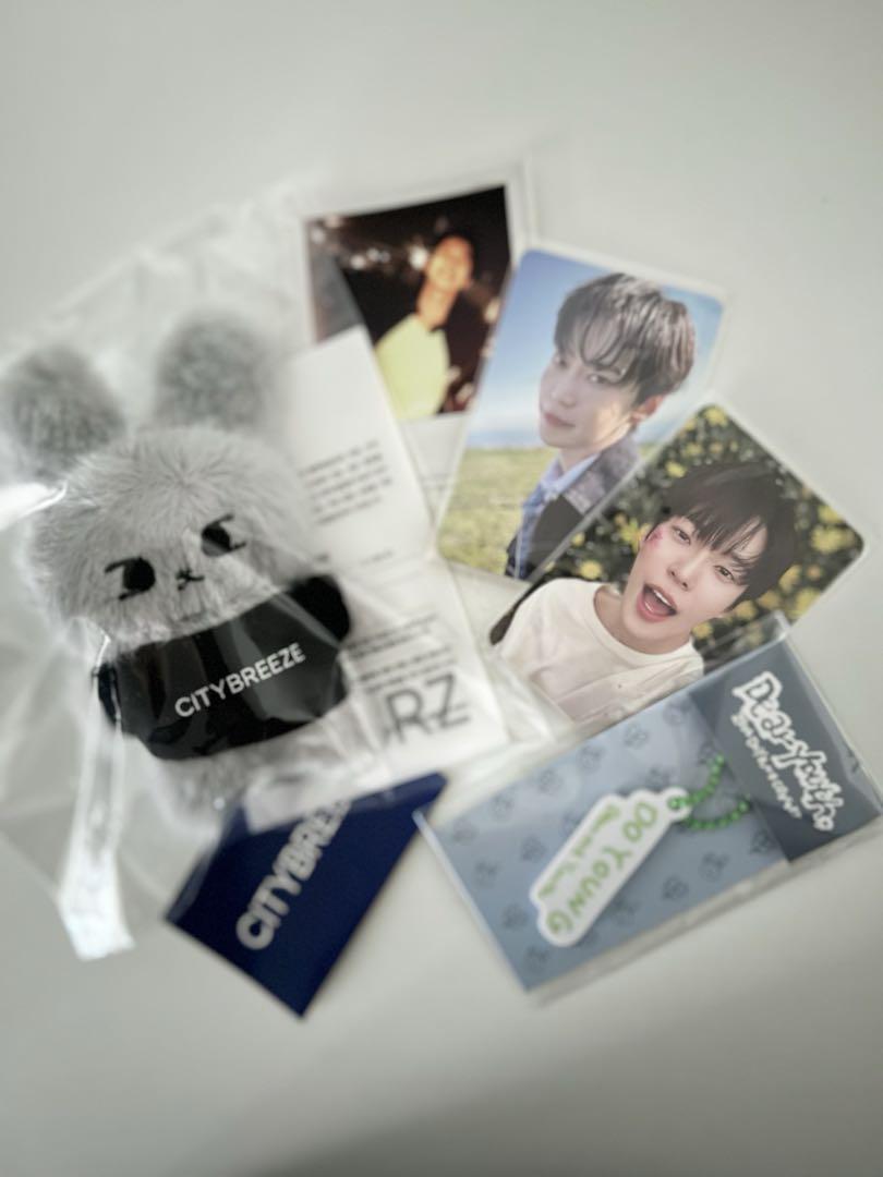 

[USED] CITYBREEZE Doyoung Rabbit Key Ring (Gray)