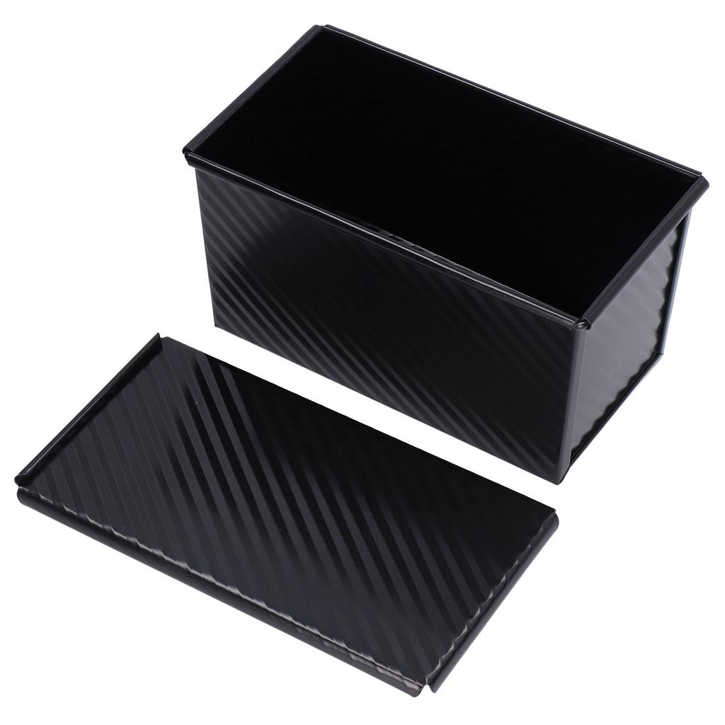 Carbon Steel Baking Loaf Pan Prevent Stick Easy Demoulding Bread Toast Mould with Lid for Baking