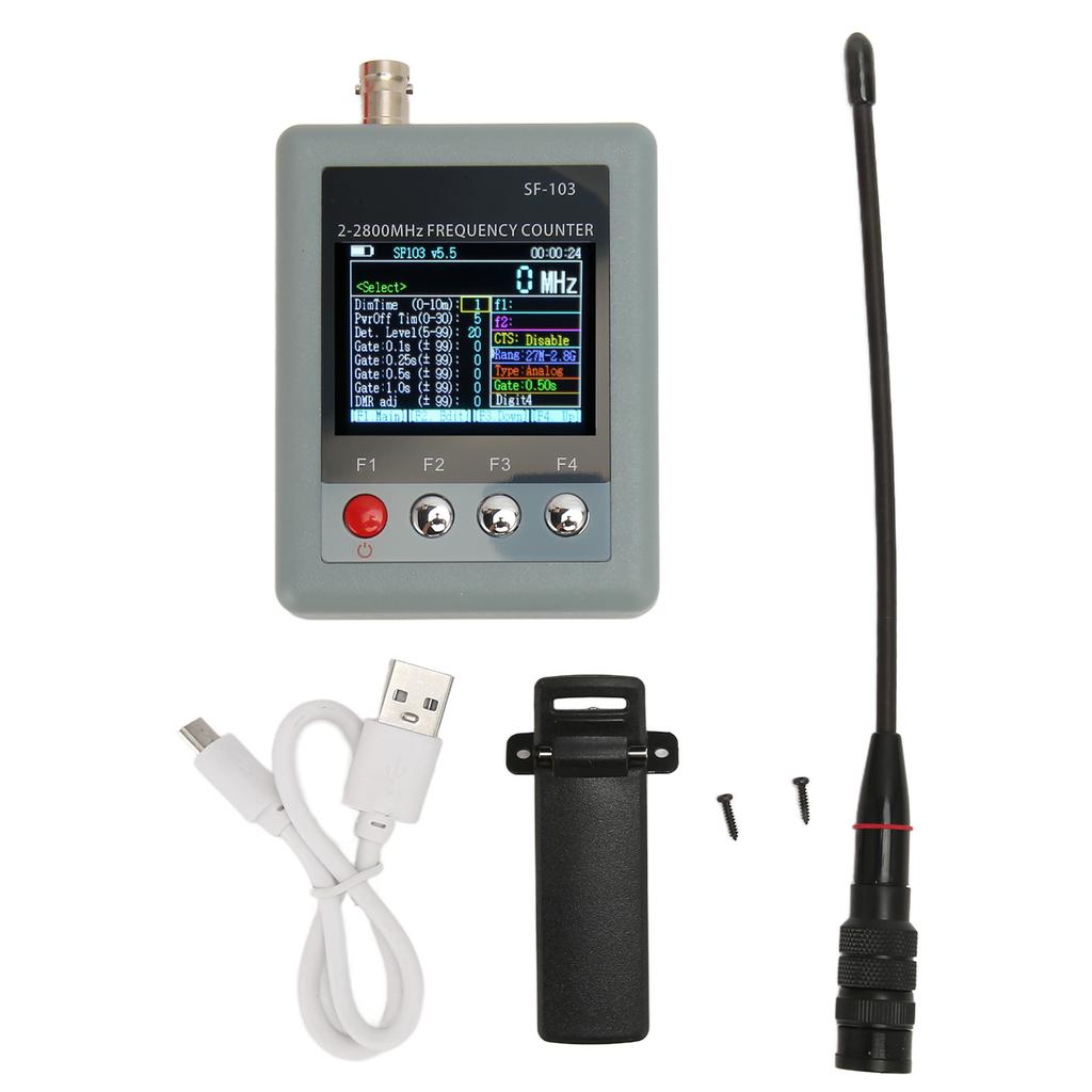 SF 103 Przenośny licznik częstotliwości Profesjonalny 2MHz-2,8GHz Przenośny licznik częstotliwości do DMR