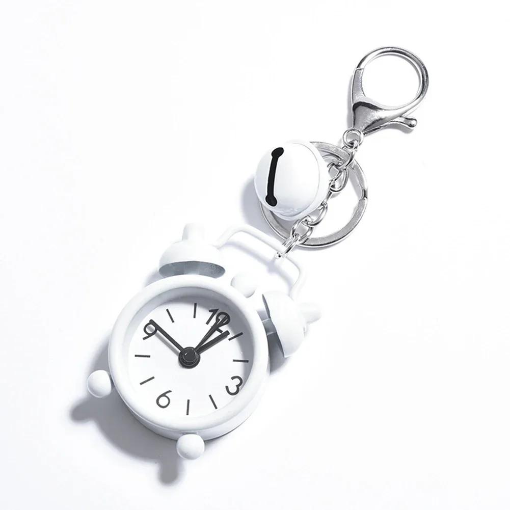 1pcs Creative Cute Mini Keychain Alarm Clock Electronic Alarm Clock Multicolor Electronic Alarm Clock Keychain Pendants Gifts