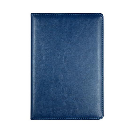 

Блокнот А5 из гладкой ПУ кожи - Креативная простая офисная канцелярия синий