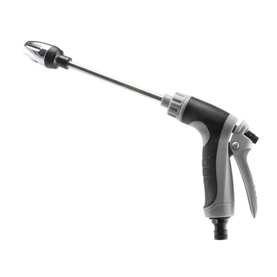 

Pressure Washer 15X More Powerful Than Traditional Hose High-Pressure Cleaner Easy Installation Universal Fit Walkways Cleaner A серый