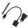 Mini HD do HD Adapter Micro USB do USB Żeński Kabel Zasilający 40P dla Raspberry Pi Zero Zestaw Pinów