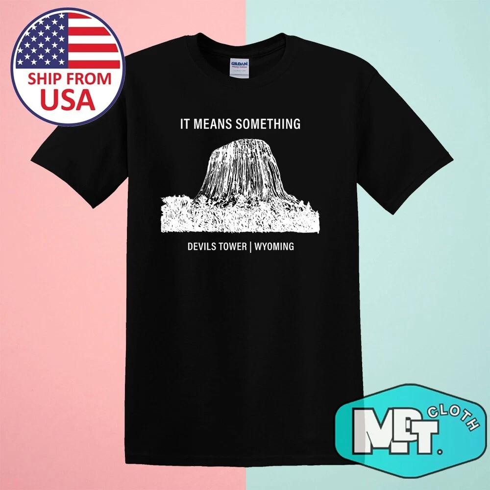 Devils Tower Close Encounters Men s Black Size S-5XL S
