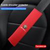 2026 Hot Sticker Suede Car Seat Belt Shoulder Cover Protection SeatBelt Pad Auto Interior For Alfa Romeo 4C 159 166 Giulia Giuli