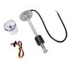 High Resolution Fuel Level Sending Unit and Gauge Kit 8in Stainless Steel Fuel Water Level Sensor for Boat Truck RV Car