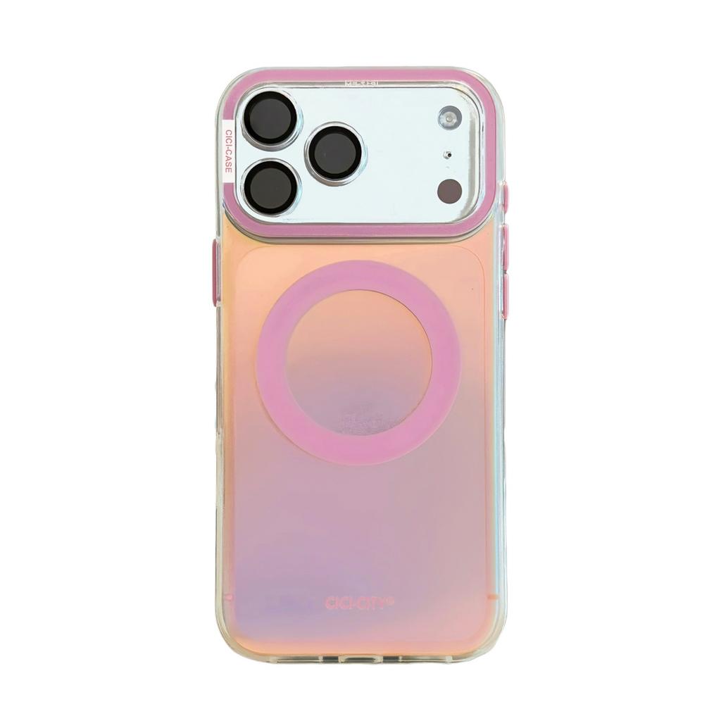 or Magsafe Dopamine Translucent Phone Case For iPhone 17 16 15 Pro Max 14 13 17 Air Magnetic Wireless Charging Gradient Cover