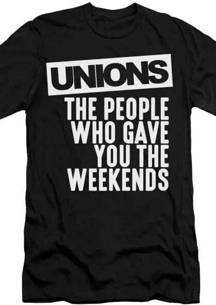 Unions gave you the weekends..Industrial Workers of the World T shirt IWW XL