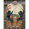 Novas Camisetas com Estampa 3D de Gato Samurai Japonês para Homens Mulheres Camiseta Casual de Manga Curta Top Harajuku Roupa Streetwear