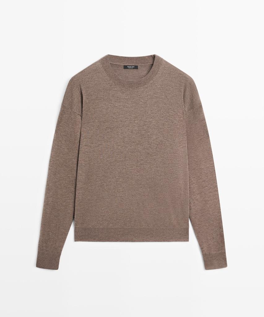 Masimodutti Wool Blend Fine Knit Sweater