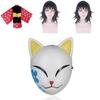 Exquisite Demon Slayer Kimetsu No Yaiba Makomo Cosplay Costume For Women With Perfect Stitches And Breathable Fabric