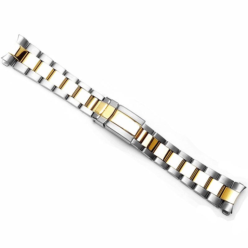 

Ремешок для часов из нержавеющей стали, сменный ремешок для наручных часов, браслет Jubilee с застежкой Oyster для часов Rolex Cosmograph Daytona Series 20mm