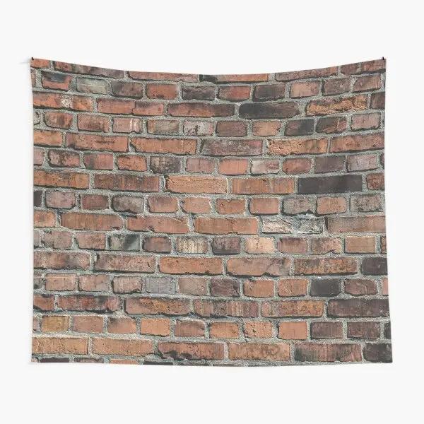 Brick Wall Tapestry Worn Out Brick Wall Design Vintage Architecture Pattern Tapestry Wall Hanging Home Living Room Dorm Decor