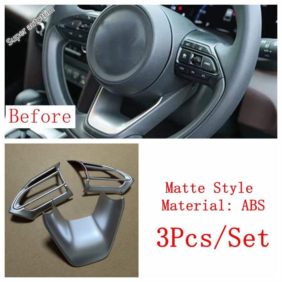 Side AC Air Conditioning Outlet Vent / Steering Wheel Frame Cover Trim For Toyota Yaris Cross  - 2025 ABS Matte Accessories