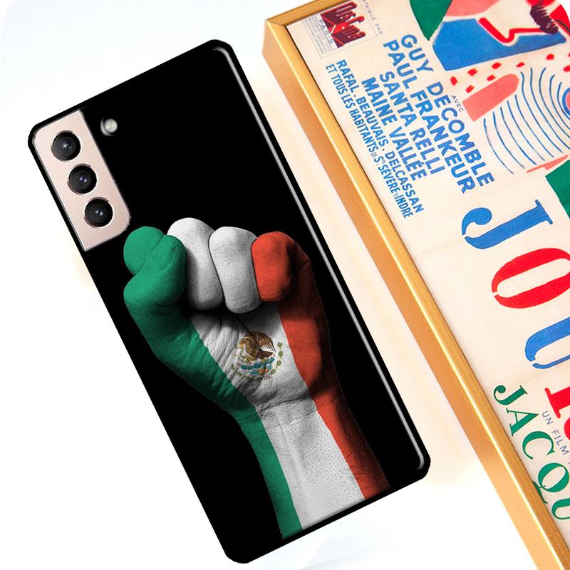 

Чехол с флагом Мексики для Samsung Galaxy S22 S21 Note 20 Ultra S8 S9 S10 Note 10 Plus S20 FE задняя крышка Note 20 Ultra