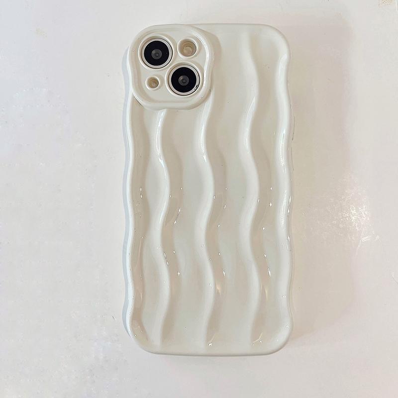 3D water ripple pattern Phone Case For iPhone 17 16 15 14 13 Pro Max 14promax 14pro Soft Shockproof Back Cover