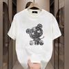Trendy Brand Short-Sleeved Pure Cotton Men'S Printed T-Shirt Trendy Men'S And Women'S Versatile Round Neck T-Shirt Men'S
