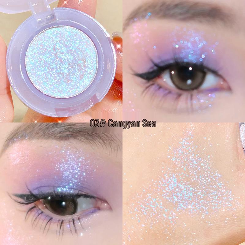 

Палетка тіней для повік Makeup Xixi: Мерехтливе сяйво, 3D хайлайтинг, сценічний макіяж для мішків під очима.