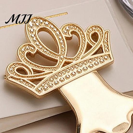 Heavy-duty Bottle Opener Electroplated Crown Shape Jar Opener, Multi Function Smooth Edges Lid for Various Caps