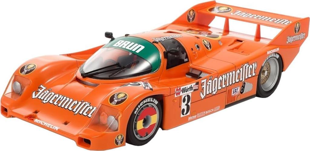 Tamiya 1/24 Scale Special Sale Sports Car Series No. 372 Porsche 962C Jägermeister Plastic Model Kit 24372 (Automobile)