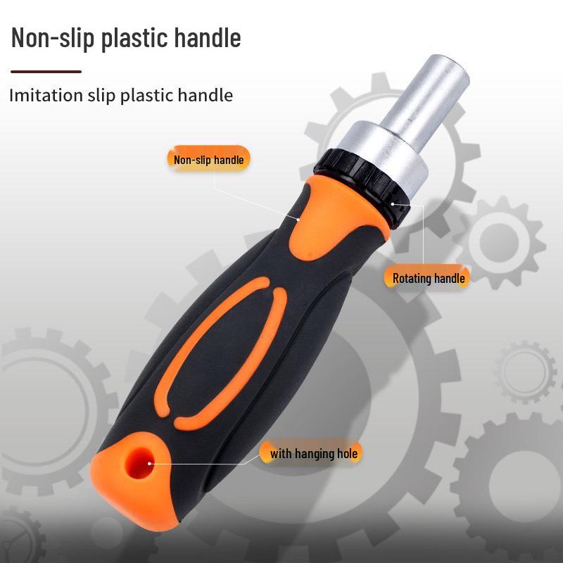 42-in-1 Precision Ratchet Screwdriver Set - Multifunctional Two-Way Tool for Household Repairs