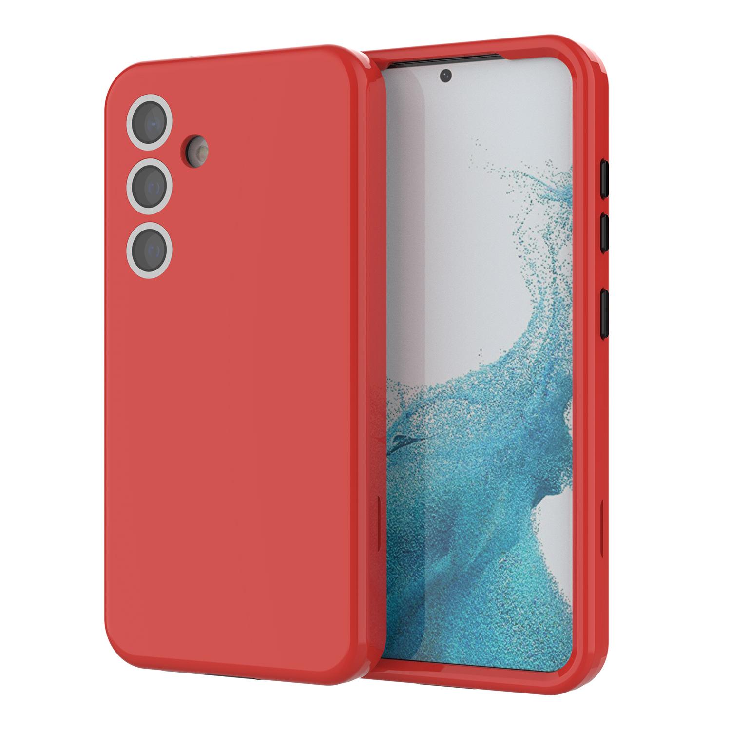 

Suitable for Samsung S24plus Mobile Phone Case Three-in-one Leather Oil Solid Color S23U Anti fall S23ultra Mobile Phone Case S24Ultra (fine hole)