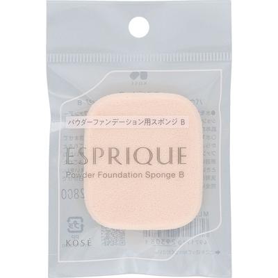 ESPRIQUE Esponja B para base em pó Base (De outros) Ao usar uma esponja molhada, umedeça-a com água e torça-a bem antes