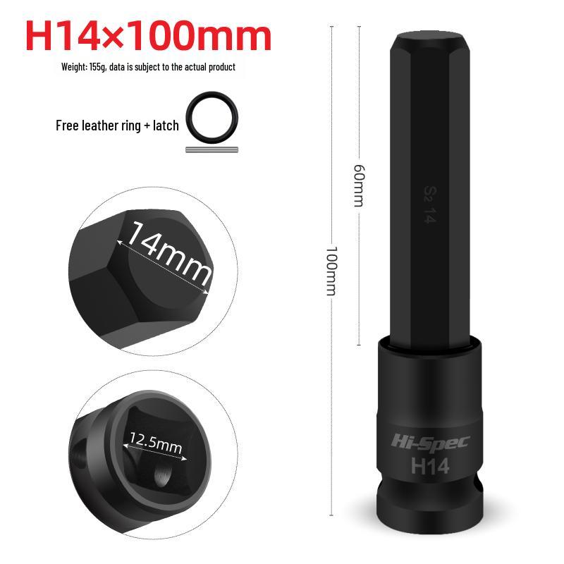 Hexagonal S2 Electric Impact Wrench Screwdriver Bit