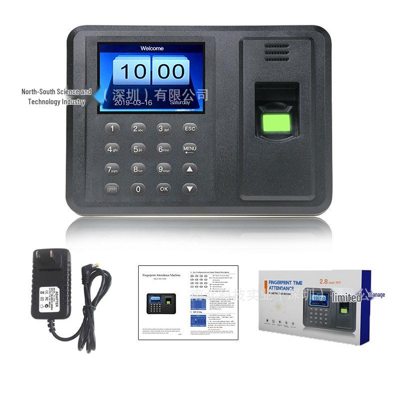 A8 Multi-Function Attendance Machine: Fingerprint & Password, No Software Needed Nooberone