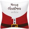 Happy New Year Christmas Decoration Print Pattern Cushion Cover Home Living Room Sofa  Square Pillow