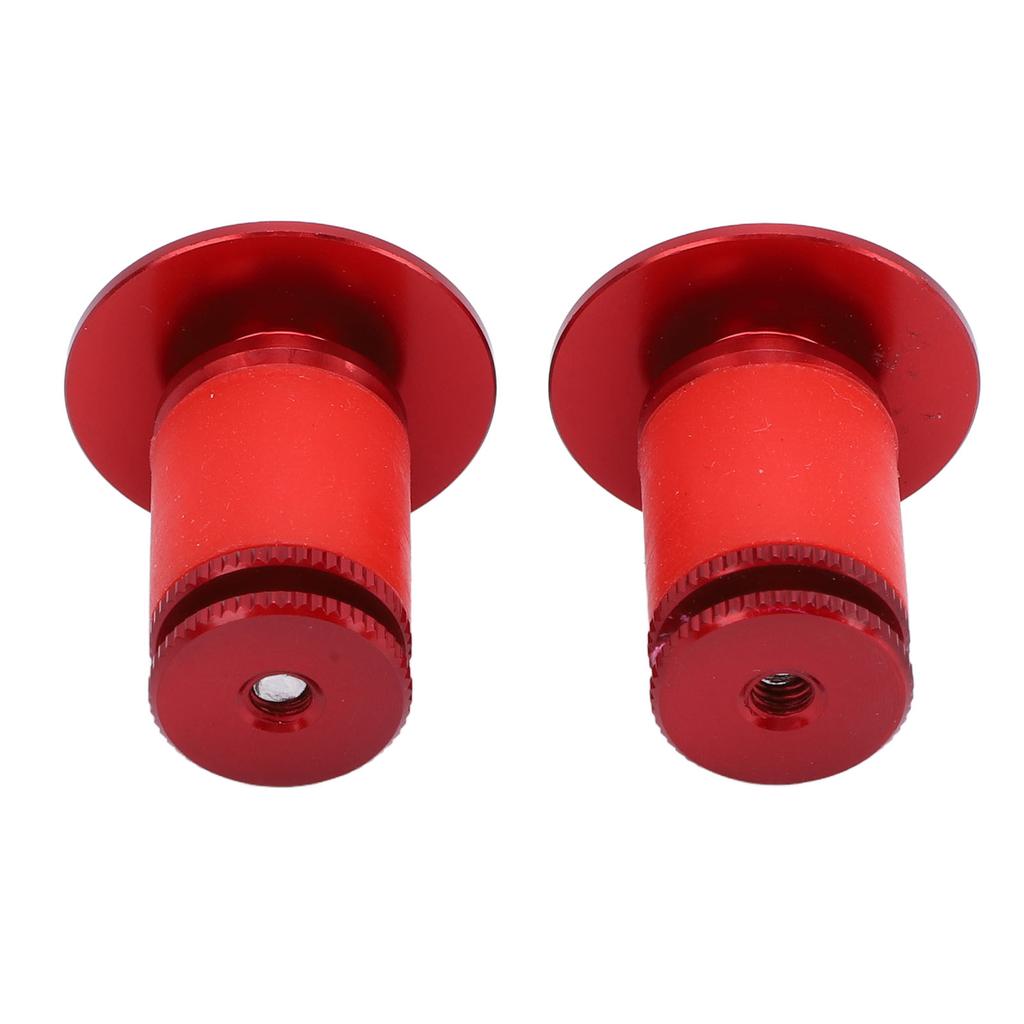 1 Pair of Handlebar Grip End Caps Aluminum Alloy Universal Bar Plugs for Mountain Road Cycling